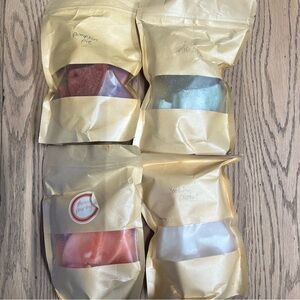 Artisan Bath Soak Set - Red, Blue, White, Brown